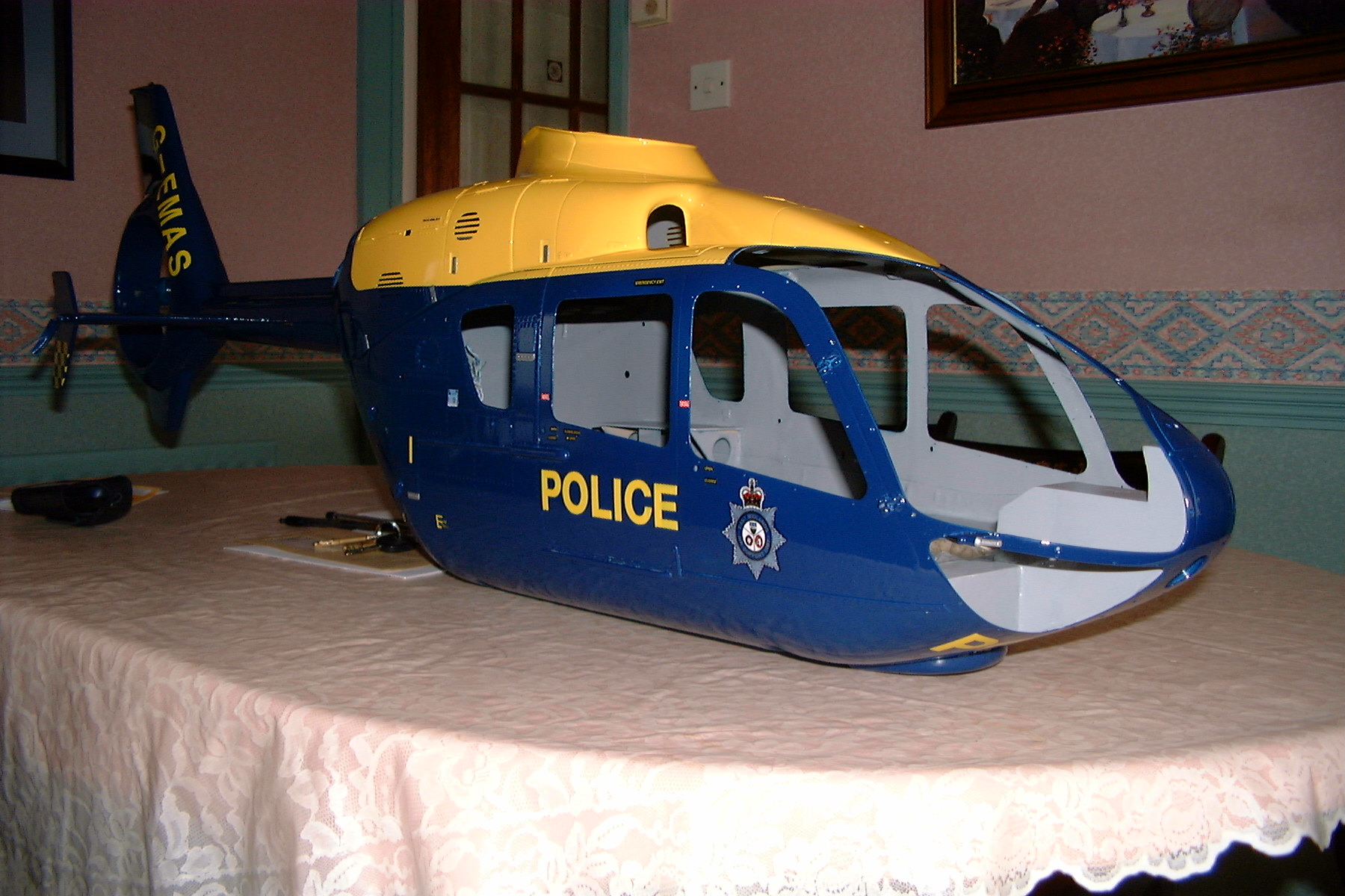 DSCF0759 EC135 build painted shell